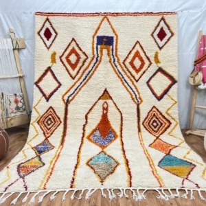 authentic beni ourain rug (91x305 cm)